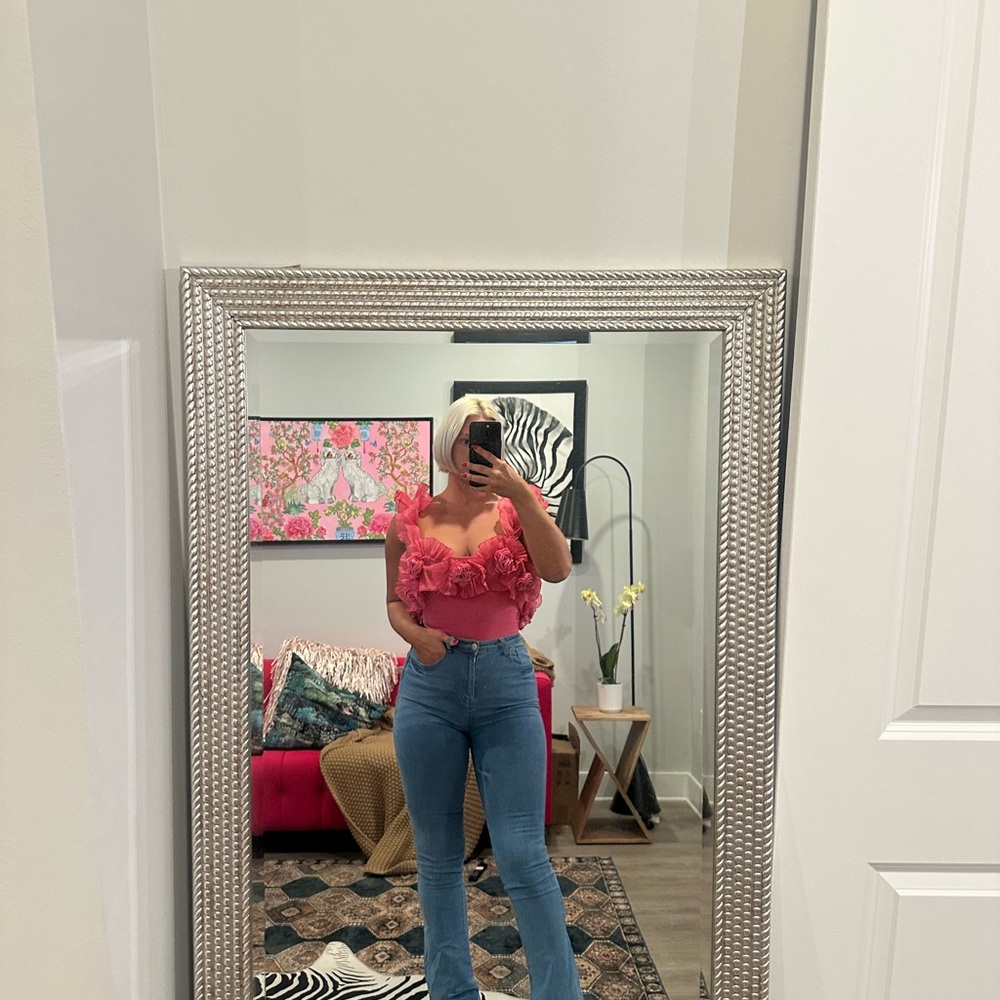 Free People Flower Bodysuit